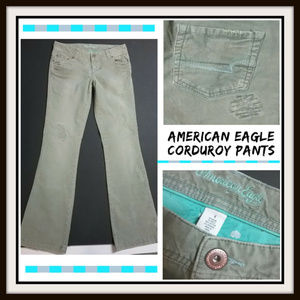 American Eagle Flare Corduroy Pants, Sz 4